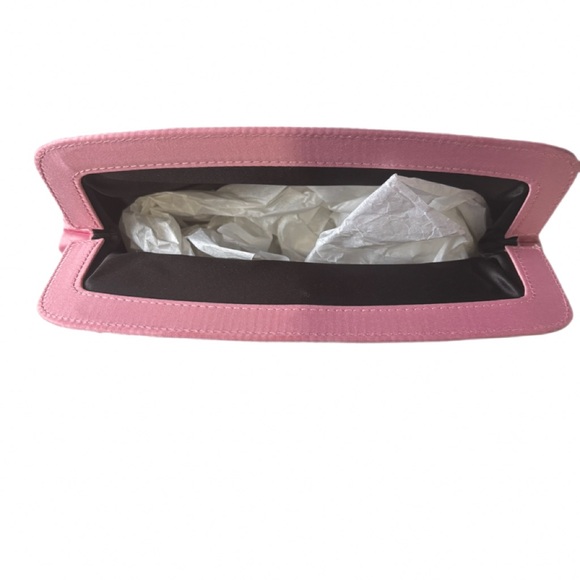 Prada Pink Cosmetic Bag Smooth Minimalist Design - Picture 2 of 3